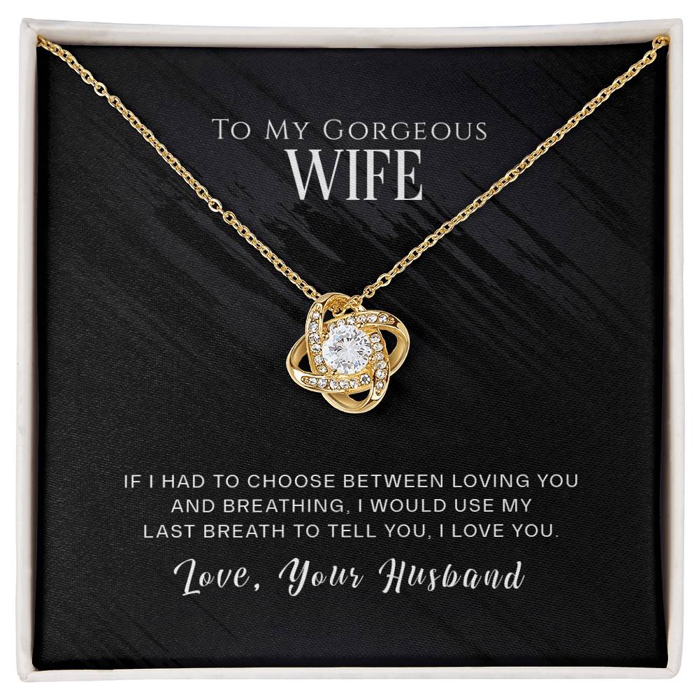 To My Gorgeous Wife - You Are My Dream Girl - Necklace