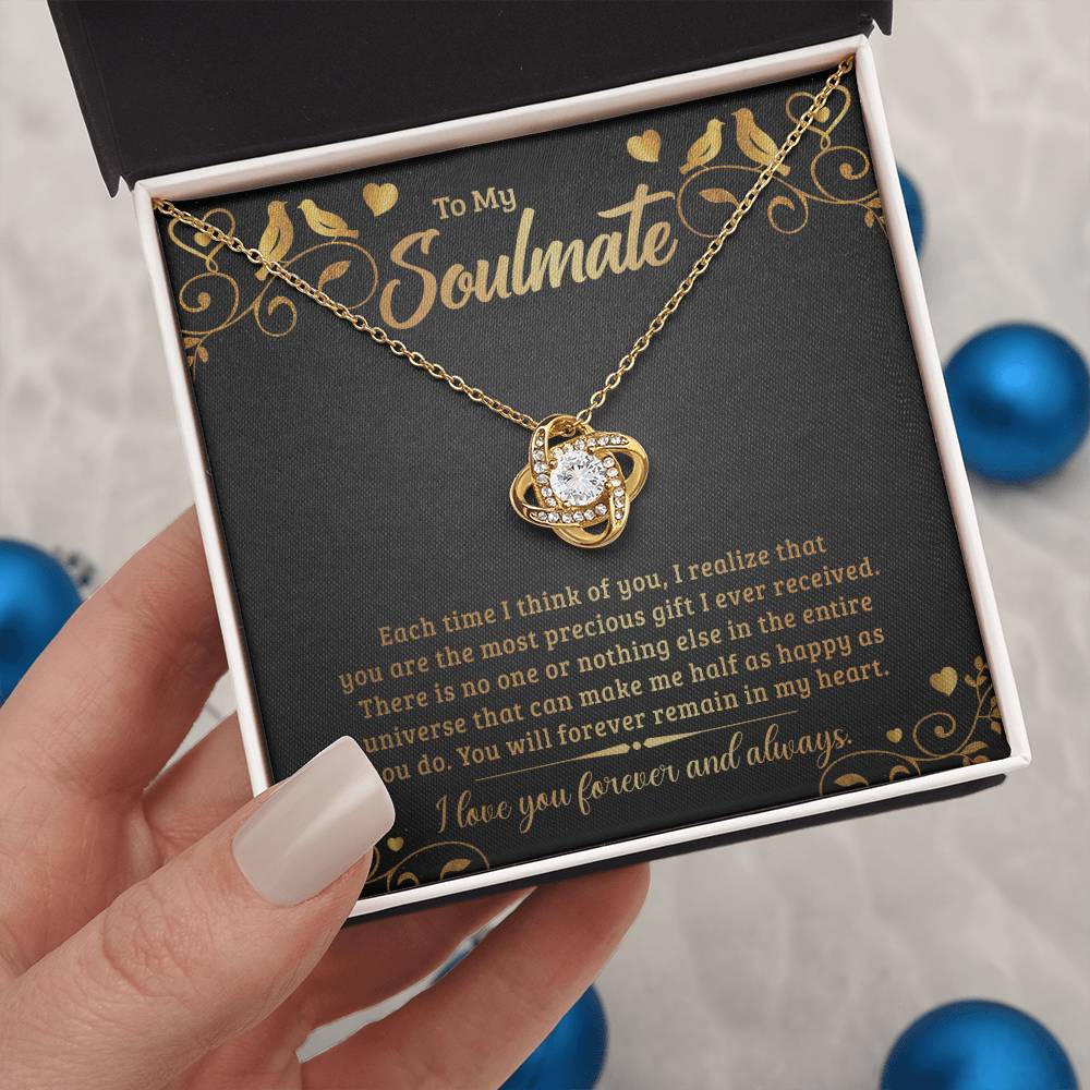 To My Soulmate - The Most Awesome Person In The Whole Wide World - Necklace