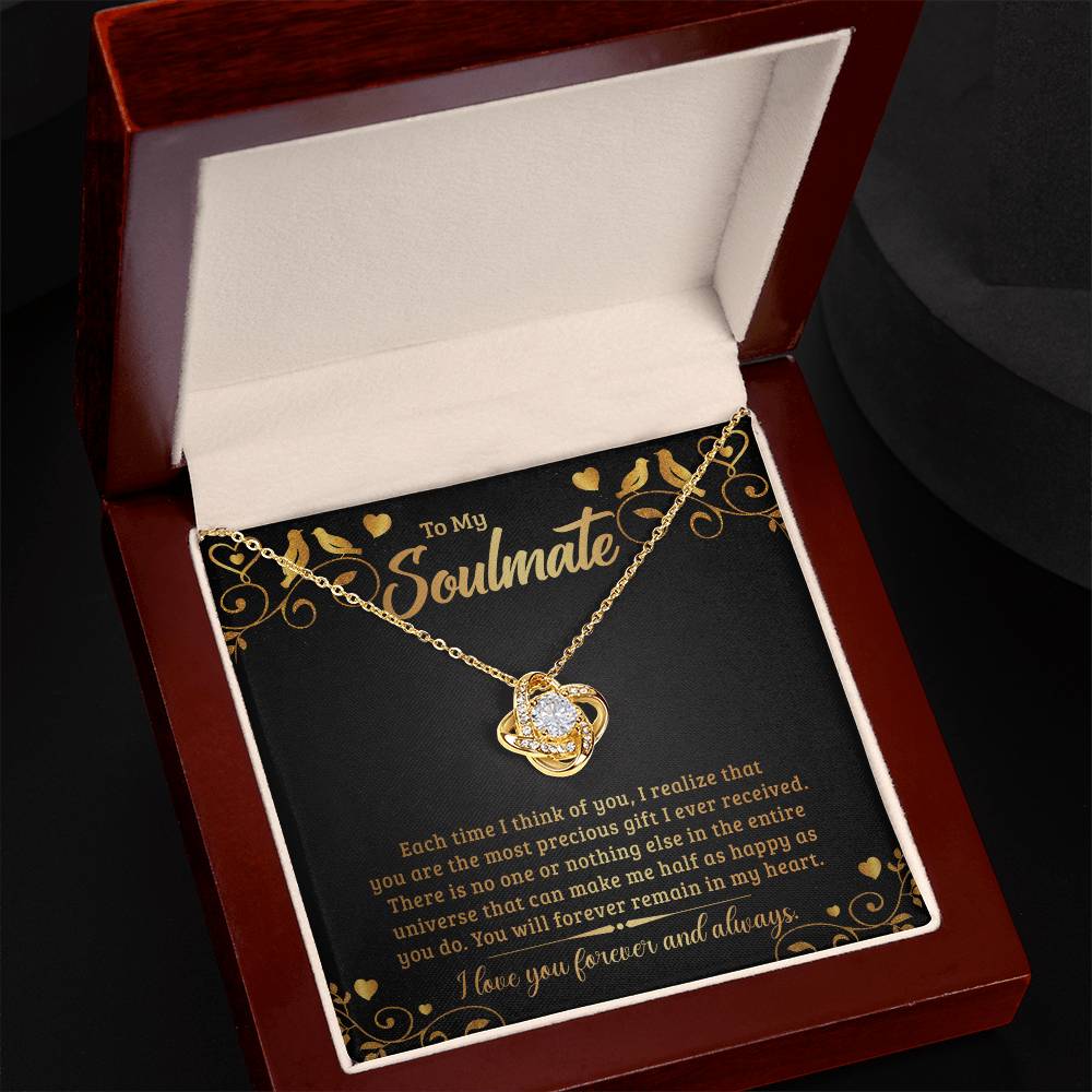 To My Soulmate - The Most Awesome Person In The Whole Wide World - Necklace