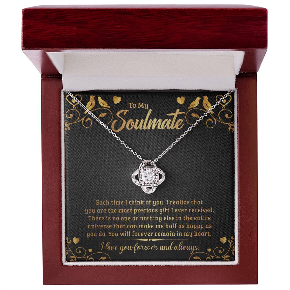 To My Soulmate - The Most Awesome Person In The Whole Wide World - Necklace