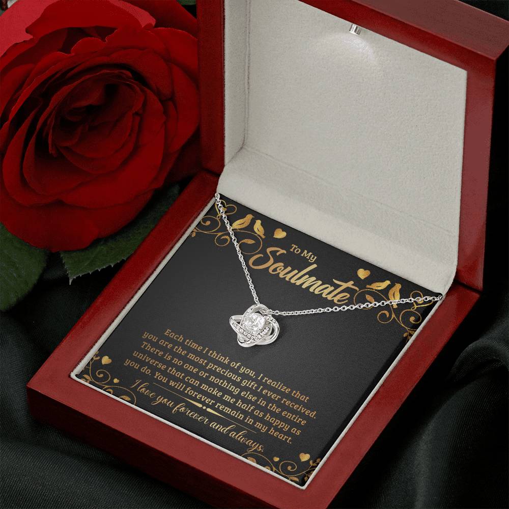 To My Soulmate - The Most Awesome Person In The Whole Wide World - Necklace