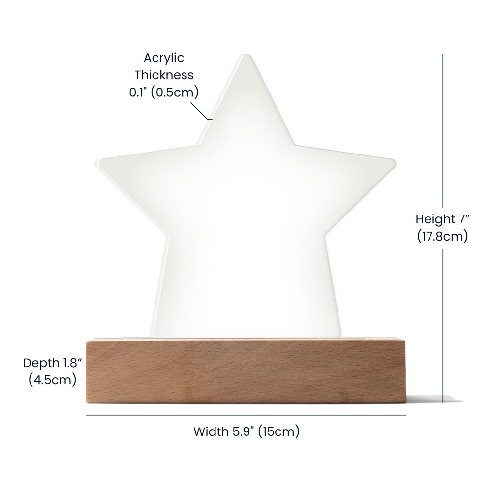 Star Acrylic Plaque