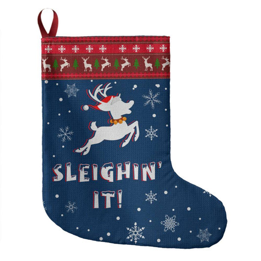 Sleighin' It - Giant Christmas Stocking