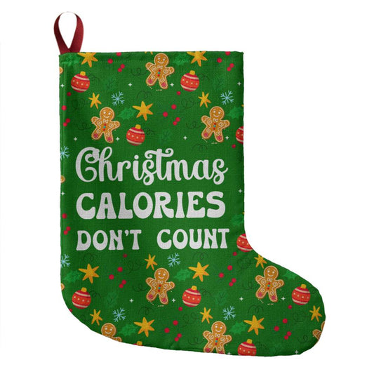 Christmas Calories Don't Count Giant Stocking