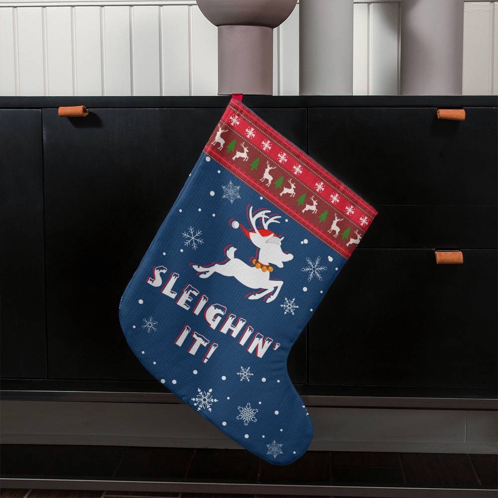 Sleighin' It - Giant Christmas Stocking