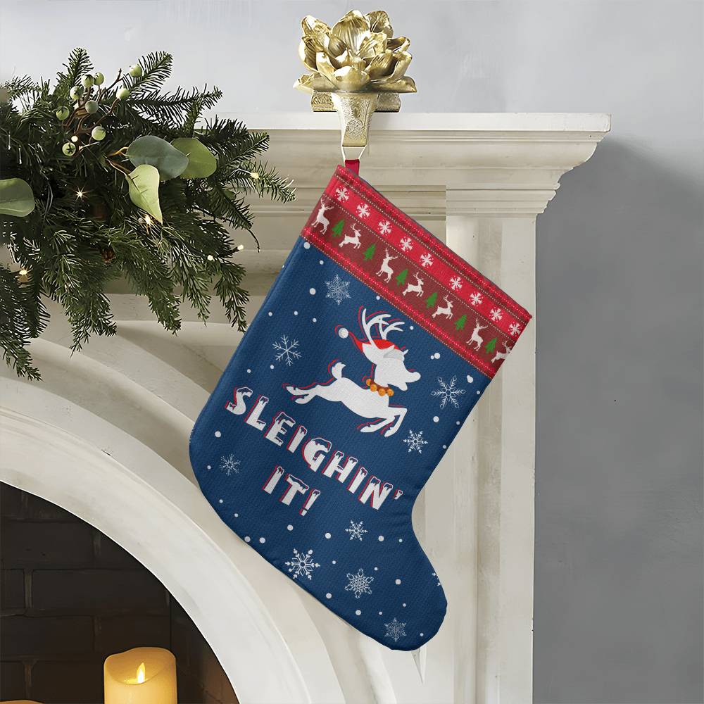 Sleighin' It - Giant Christmas Stocking