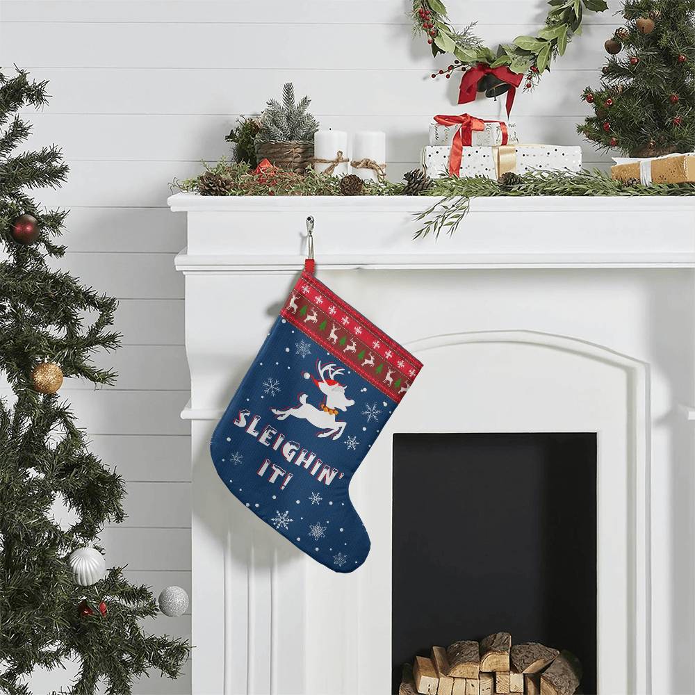 Sleighin' It - Giant Christmas Stocking