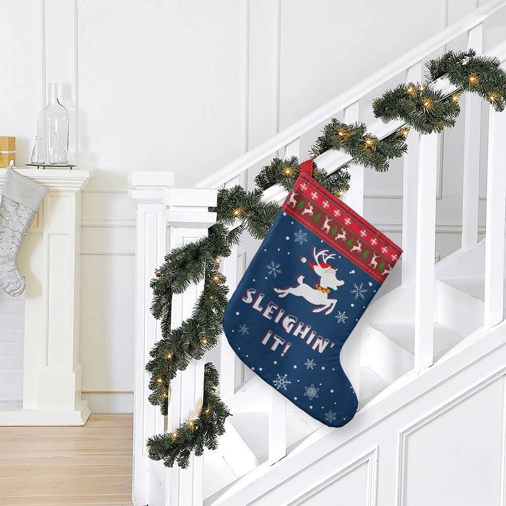 Sleighin' It - Giant Christmas Stocking