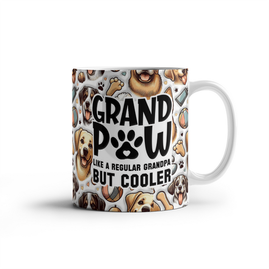 Grand Paw - Cool Ceramic Mug - Dog Lovers